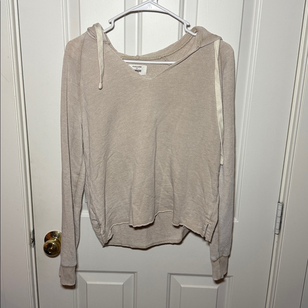 Kensie Studio LUXE Cropped Hoodie